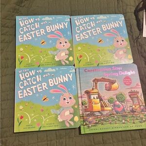 Children's Easter and Construction Books Set